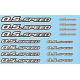 O.S.SPEED PRO DECAL 2023 BIANCO 79884298