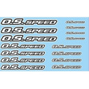 O.S.SPEED PRO DECAL 2023 BIANCO 79884298