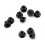 Black M4 self-blocking nut(10)