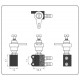 Needle Base L for Remote R/C Needle